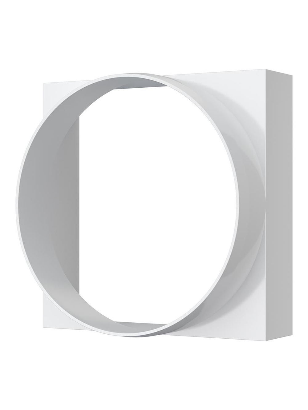 Переходник КВ D100 100x100 пластик ERA