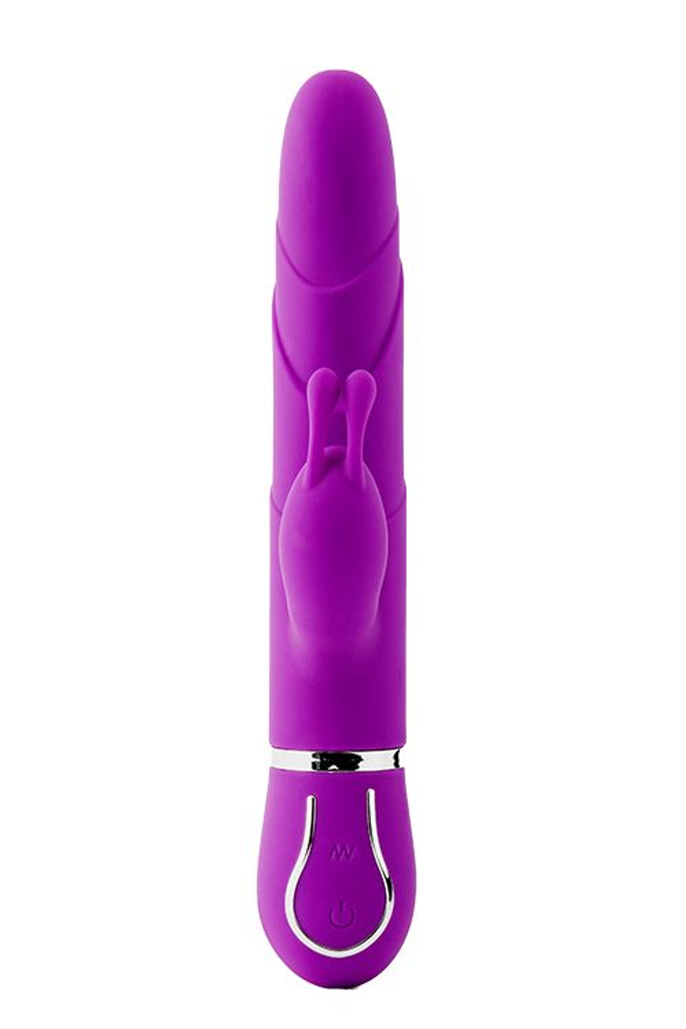 Фиолетовый вибратор-кролик FLORAL FANTASY с ушками - 22 см. (Цвет: фиолетовый)