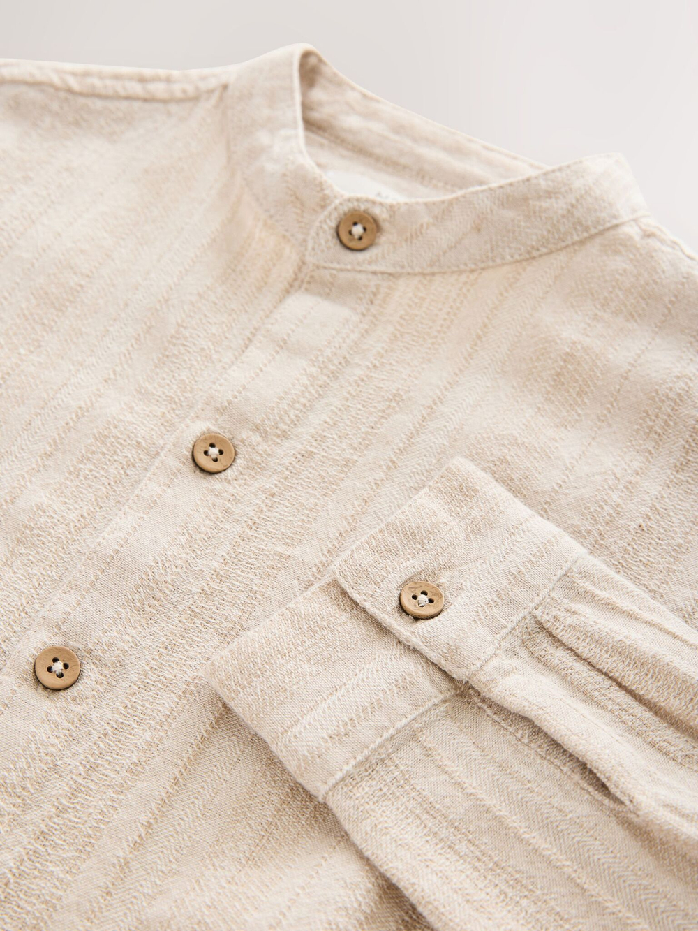 Рубашка для мальчика Next E31-731, Кремовый