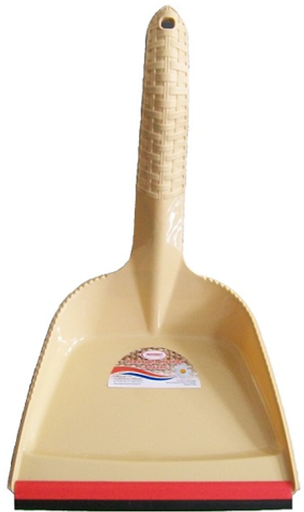 Совок для мусора с резинкой пластик "Ротанг"