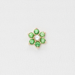 Flowers tops with Precious stones