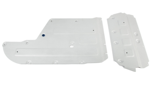 Защита радиатора и КПП Rival для BMW 3 серия VII (V - 2.0; 2.0D) RWD 2018-н.в., штампованная, алюминий 3 мм, с крепежом, 2 части, K333.0538.1