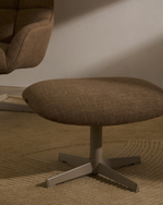 Jaspe Вращающееся кресло светло-коричневого цвета с серой отделкой металла