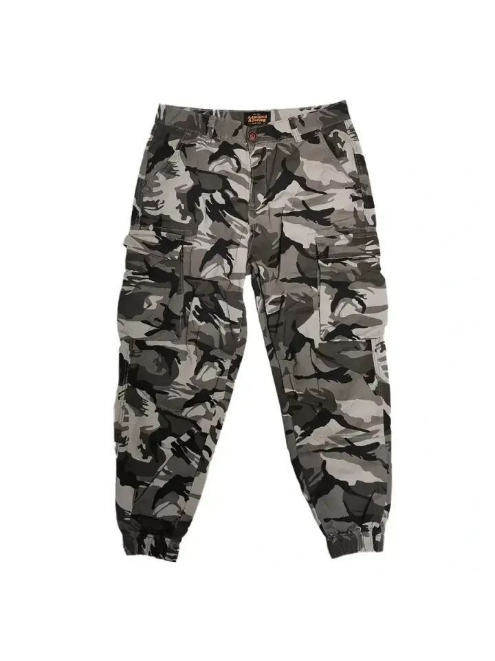 Брюки Admiited & Feeling на резинке (кмф серый)