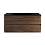 База под раковину Luka 1000 подвесная, 2 выкатных ящика soft-close, C.Oak