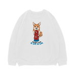 Свитшот "Корги обедает"