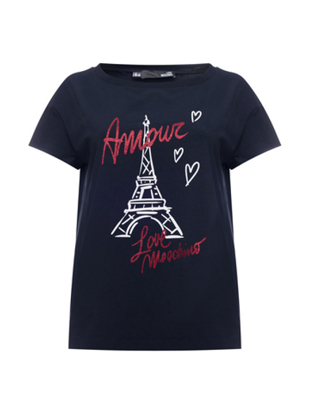 LOVE MOSCHINO Майка - черный