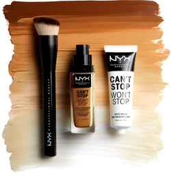 NYX Professional Makeup Can't Stop Won't Stop Full Coverage Foundation - тональный крем с высокой степенью покрытия, 30 ml