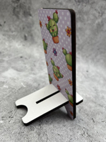 Подставка для телефона деревянная