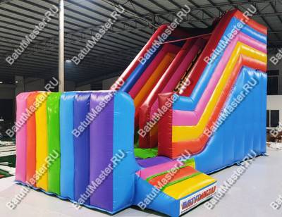 Надувная горка "В гостях у клоуна" 6,5*3*4 м