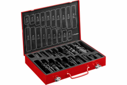 Набор сверл по металлу ЗУБР Мастер быстрорежущая сталь Р4М2, класс В, мет. бокс, 370 шт, 1-10 мм 29605-H370