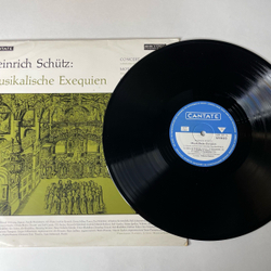 Винтажная виниловая пластинка LP Heinrich Schutz Генрих Шютц Musikalische Exequien (Германия 1977)