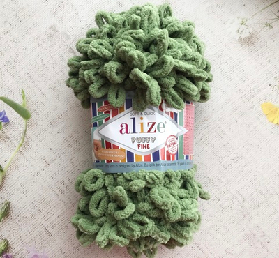 ALIZE "Puffy Fine", 485 зеленый