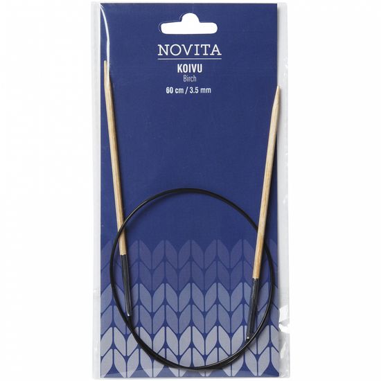 Спицы NOVITA круговые березовые на леске 60 см
