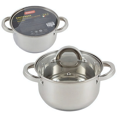 Кастрюля из нержавеющей стали 2,6л «Mediano»