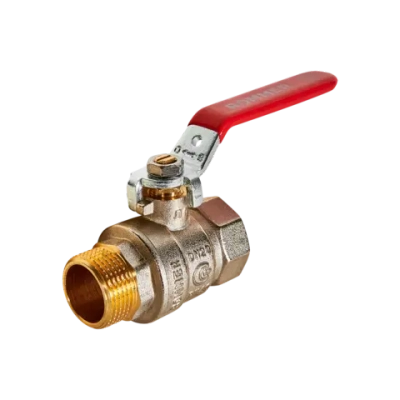 Кран шаровой полнопроходной ROMMER - 3/4" (ВР/НР, PN40, ручка-рычаг)