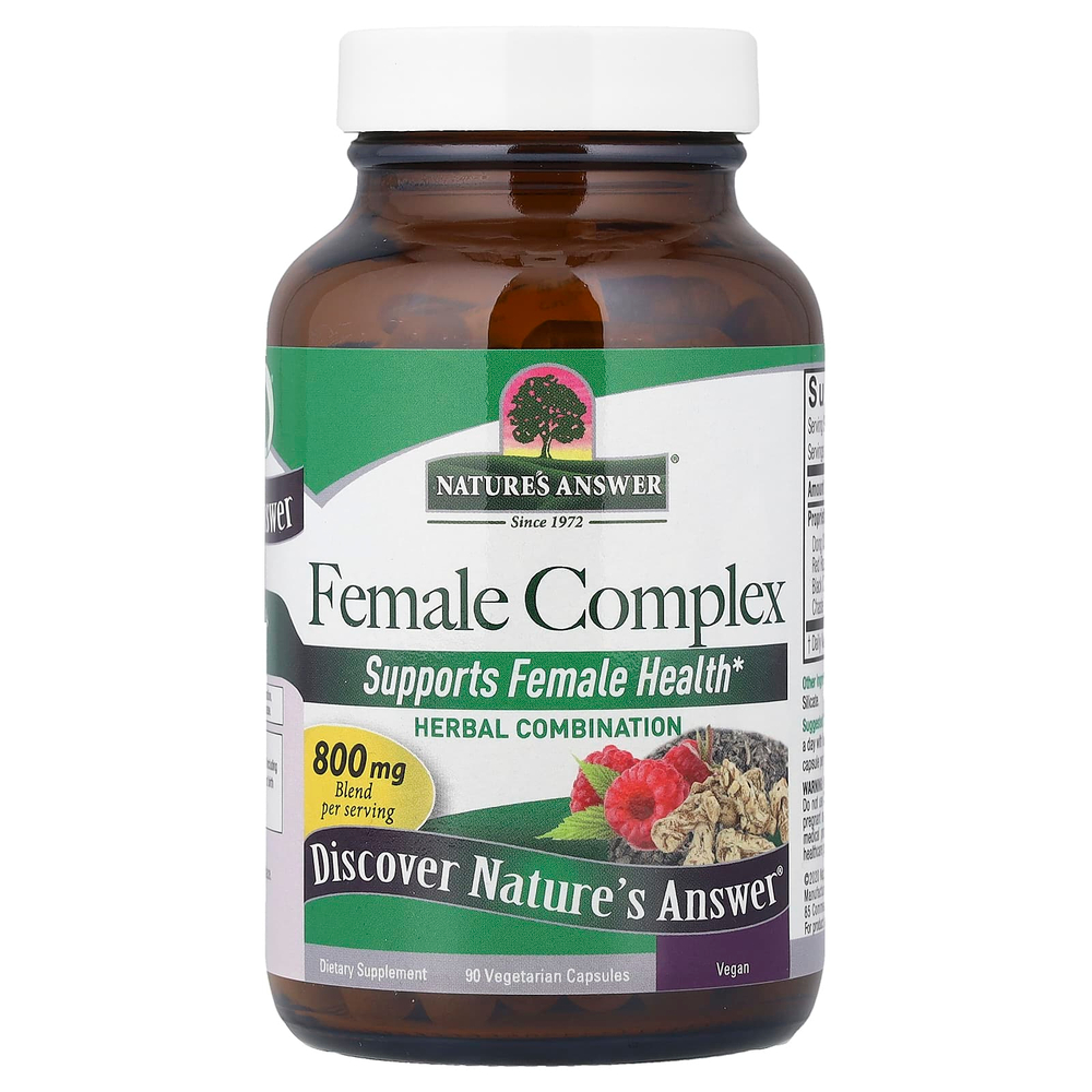 Nature's Answer, комплекс для женщин, травяная смесь, 90 вегетарианских капсул