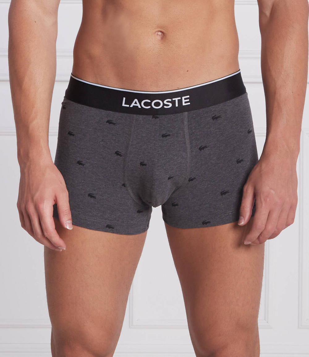 трусики-боксеры 3 шт. Lacoste - графитовый(5H3411)