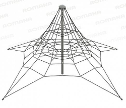 Канатный лаз Romana 601.01.02 для уличной площадки