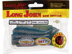 Мягкая приманка Lucky John LONG JOHN 3.1in (79 мм), цвет T05, 8 шт.