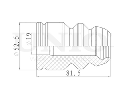 Отбойник переднего амортизатора UNIO DUC-40013