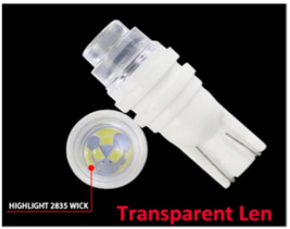 ZMB W5W 3SMD (2835) Керамика Матов. 12V 3W Белый (1шт)