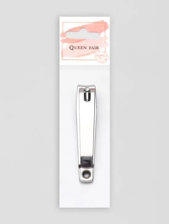 Кусачки-книпсер педикюрные, с пилкой, 7 см, цвет серебристый