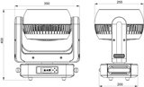 Wash SPIDER 7x60 — вращающаяся голова RGBW