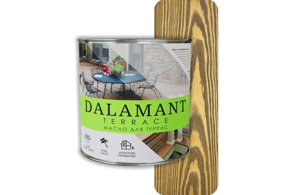 Масло для террас Dalamant Terrace орех