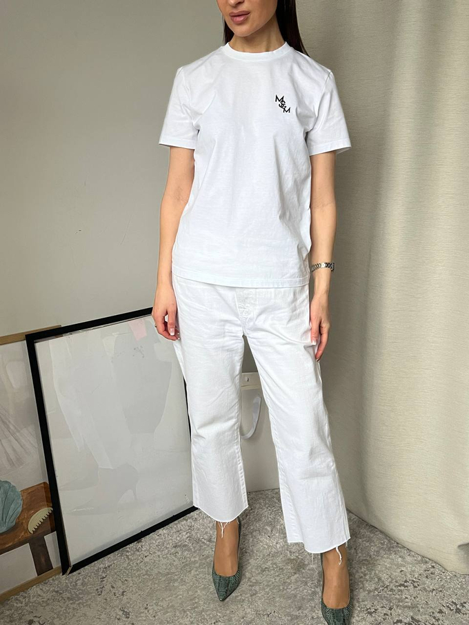 Хлопковая футболка MSGM, XS