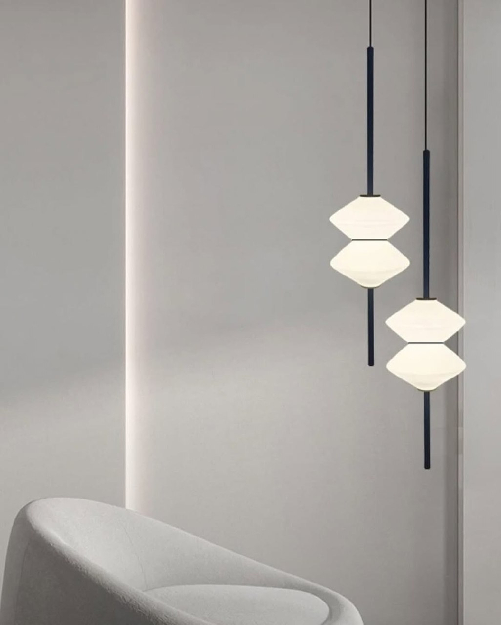 Современный подвесной светильник в минималистичном стиле.✨