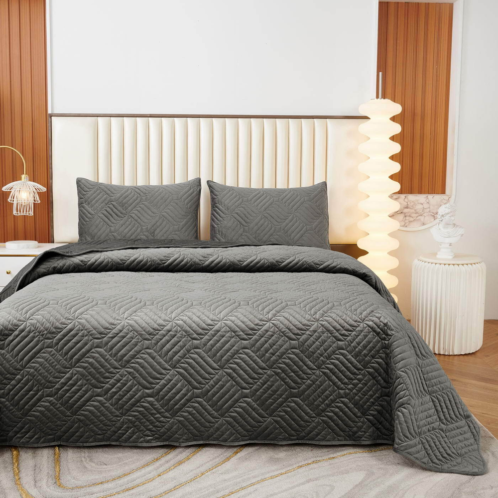 Покрывало 160x220 Sofi De MarkO Армандо темно-серое