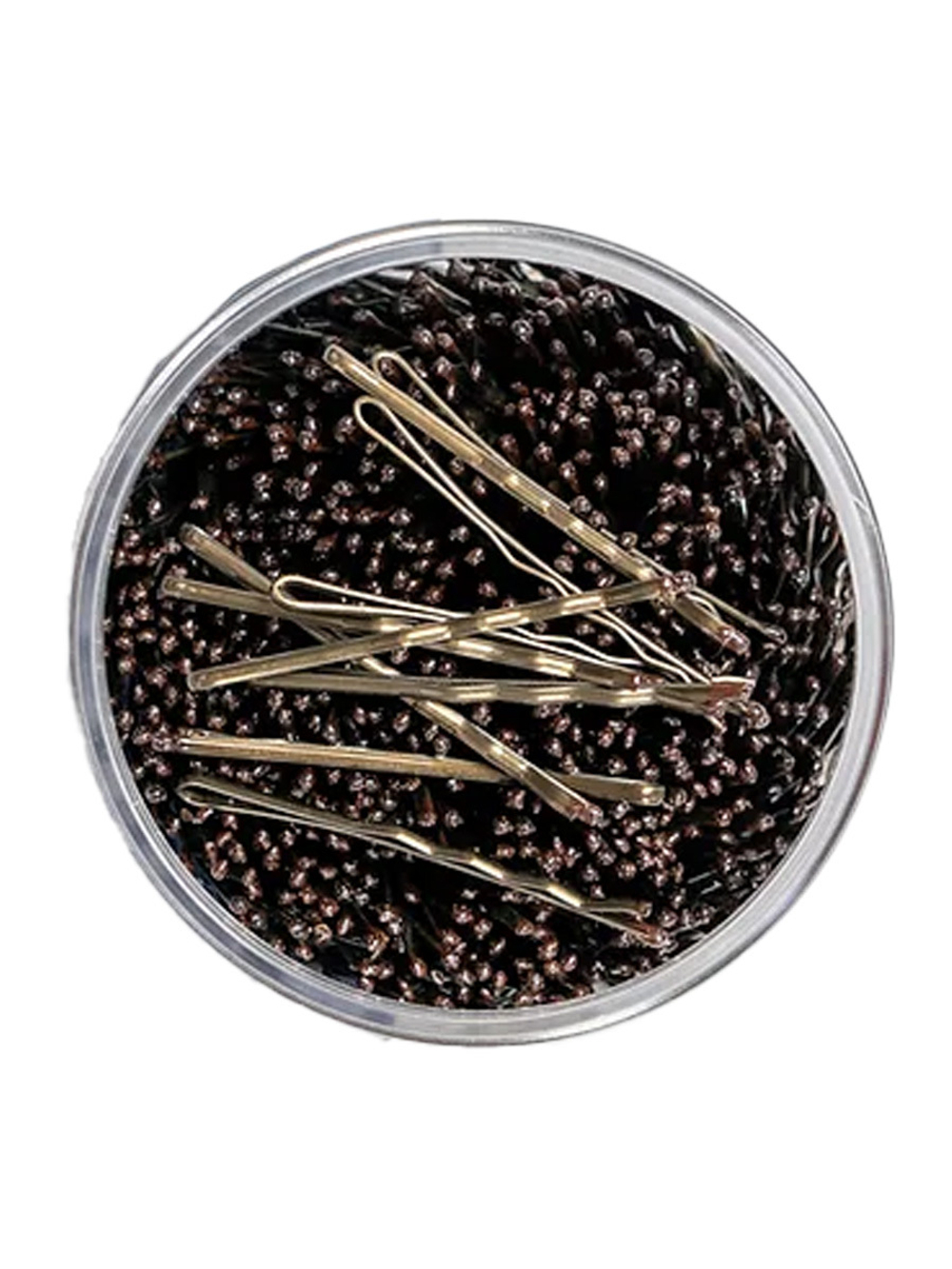 Невидимки Ставвер коричневые волнистые 60мм 500гр/уп