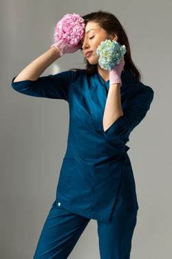 Блуза женская м288 Toray стретч opal blue