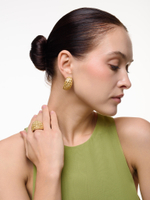 Серьги "Domed Diamond Shape"