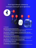 Тройник ПНД компрессионный 25 х 1/2 с наружной резьбой