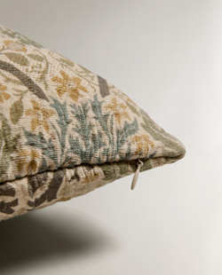 Zara Home наволочка декоративная из хлопка, зелёный, 30x50 см