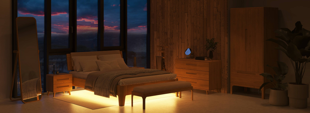 Шкаф для одежды из дуба Lugos'Art для спальни