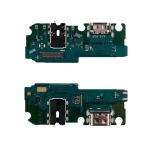 Шлейф для Samsung A125F/M127F (A12/M12) плата системный разъем/разъем гарнитуры/микрофон - Премиум