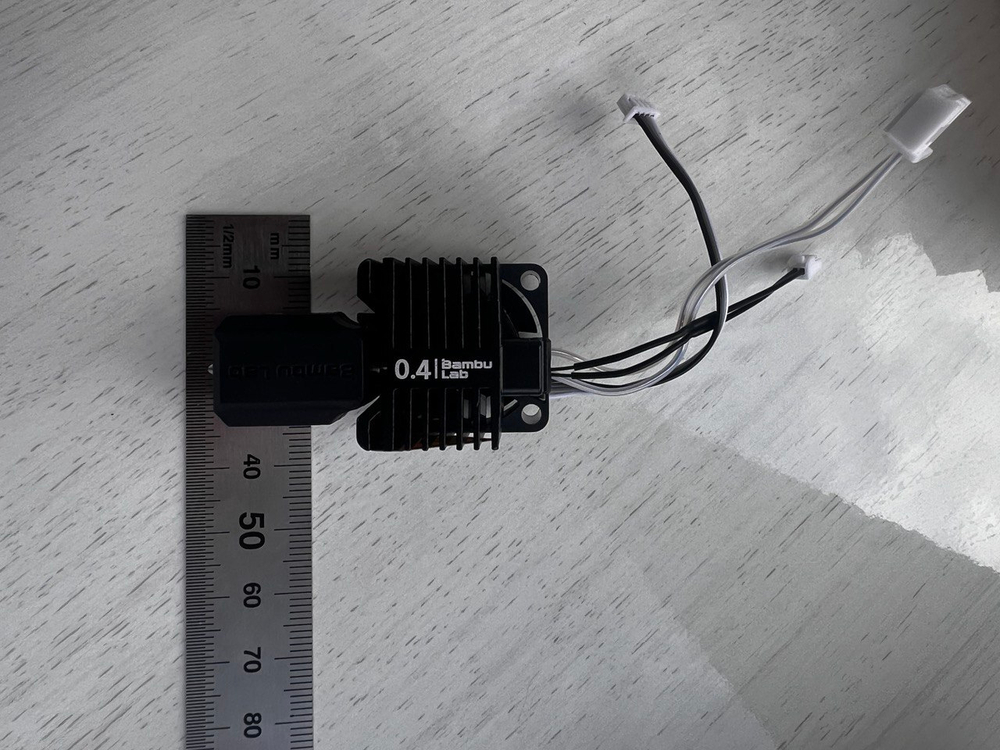 Хотэнд FAH001 с соплом 0.4 мм для 3Д принтера Bambu Lab X1C