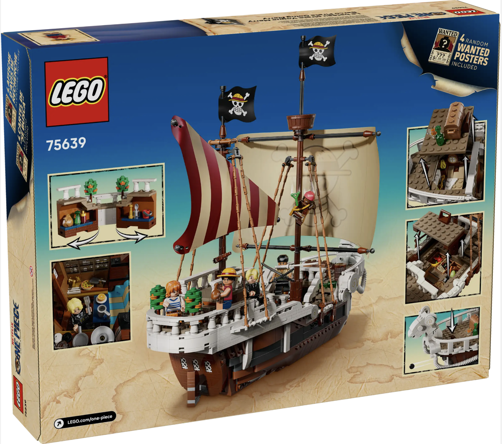 Конструктор LEGO One Piece 75639 Плывущий Веселый пиратский корабль