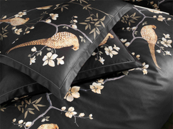 Пододеяльник 135x200 Elegante Fasan черный вид