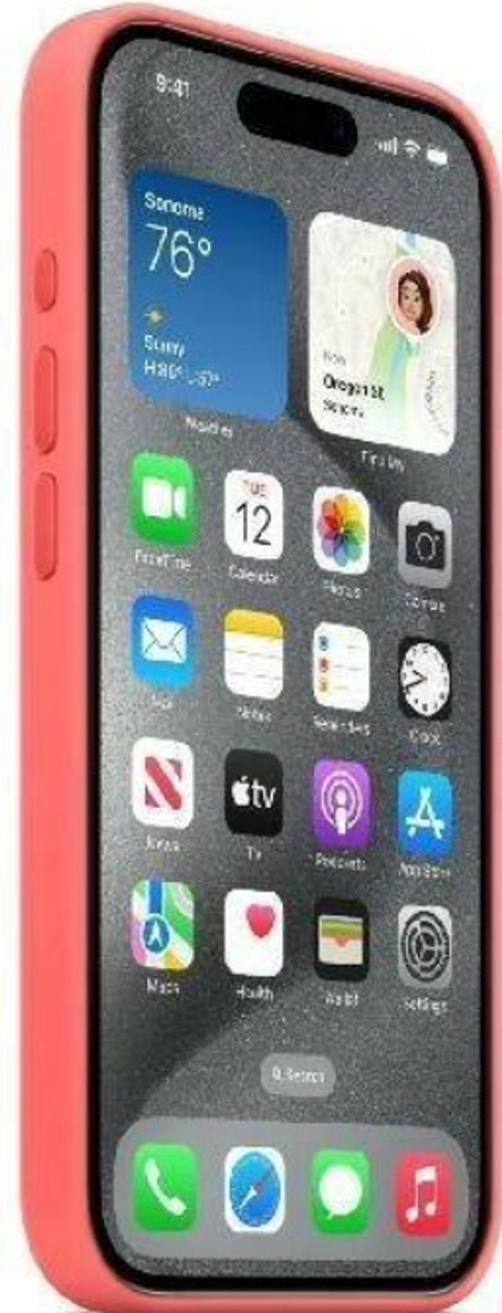 Накладка IPhone 15 Pro guava