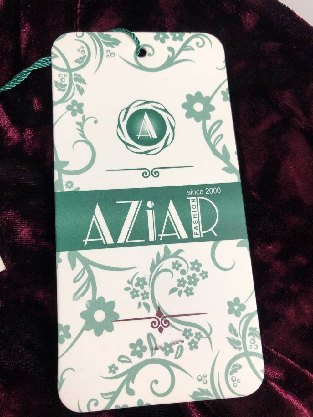 Платье Aziar бархатное 50 размер, новое