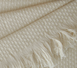 Плед-покрывало 100x180 Casual Avenue Fresno слоновая кость вид