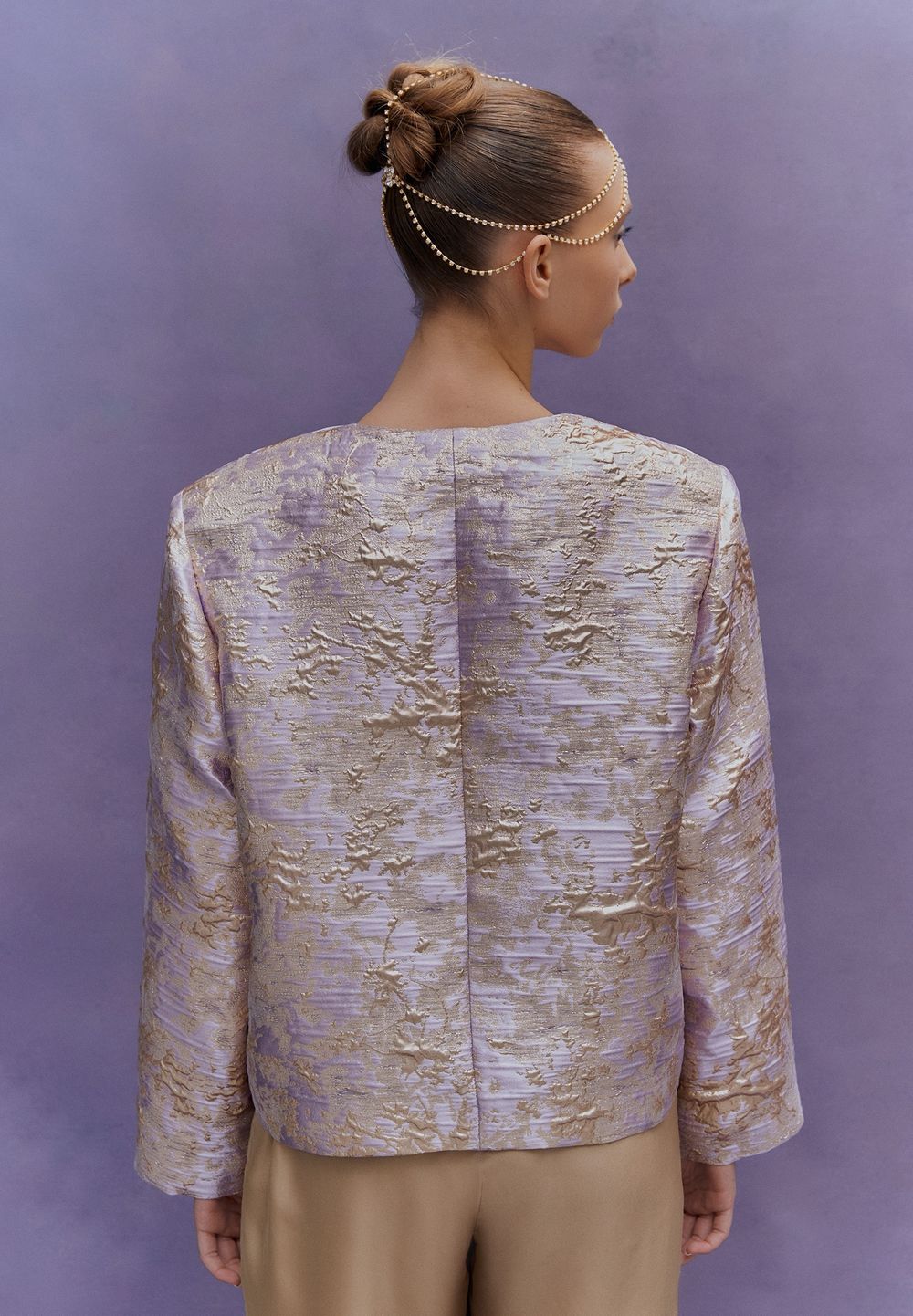 Oriental purple jacket