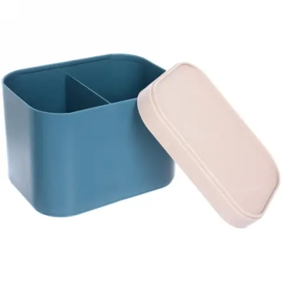 Контейнер для мелочей «Верона» 16х11,5х12 синий