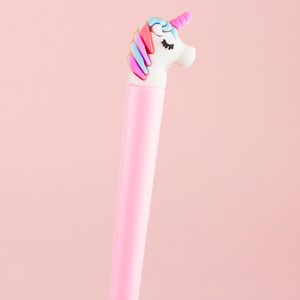 Ручка Unicorn Pink черная гелевая