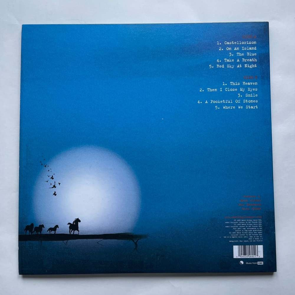 Винтажная виниловая пластинка LP David Gilmour On An Island (Европейский Союз 2006)