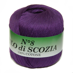 Пряжа Filo Di Scozia №8 50г, 340м, 100%мерсеризованный хлопок (цена за 1 шт)